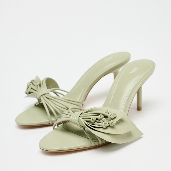 ZARA FLOWER SANDALS - Picture 7 of 10